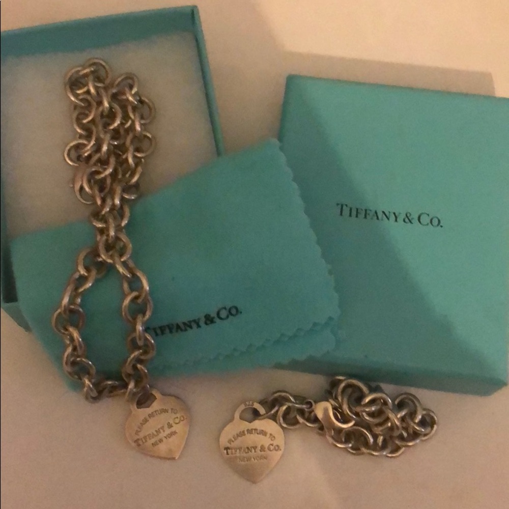 Tiffany necklace and bracelet set